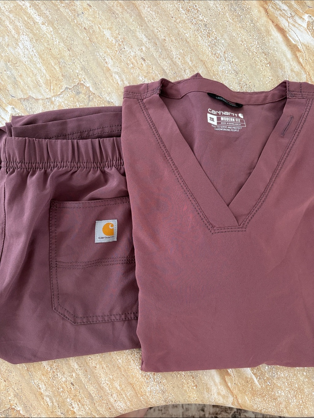 Carhartt womens scrub set 2xl